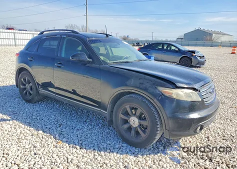 2005 Infiniti Fx35 z USA, uszkodzony, nr VIN JNRAS08U45X106102